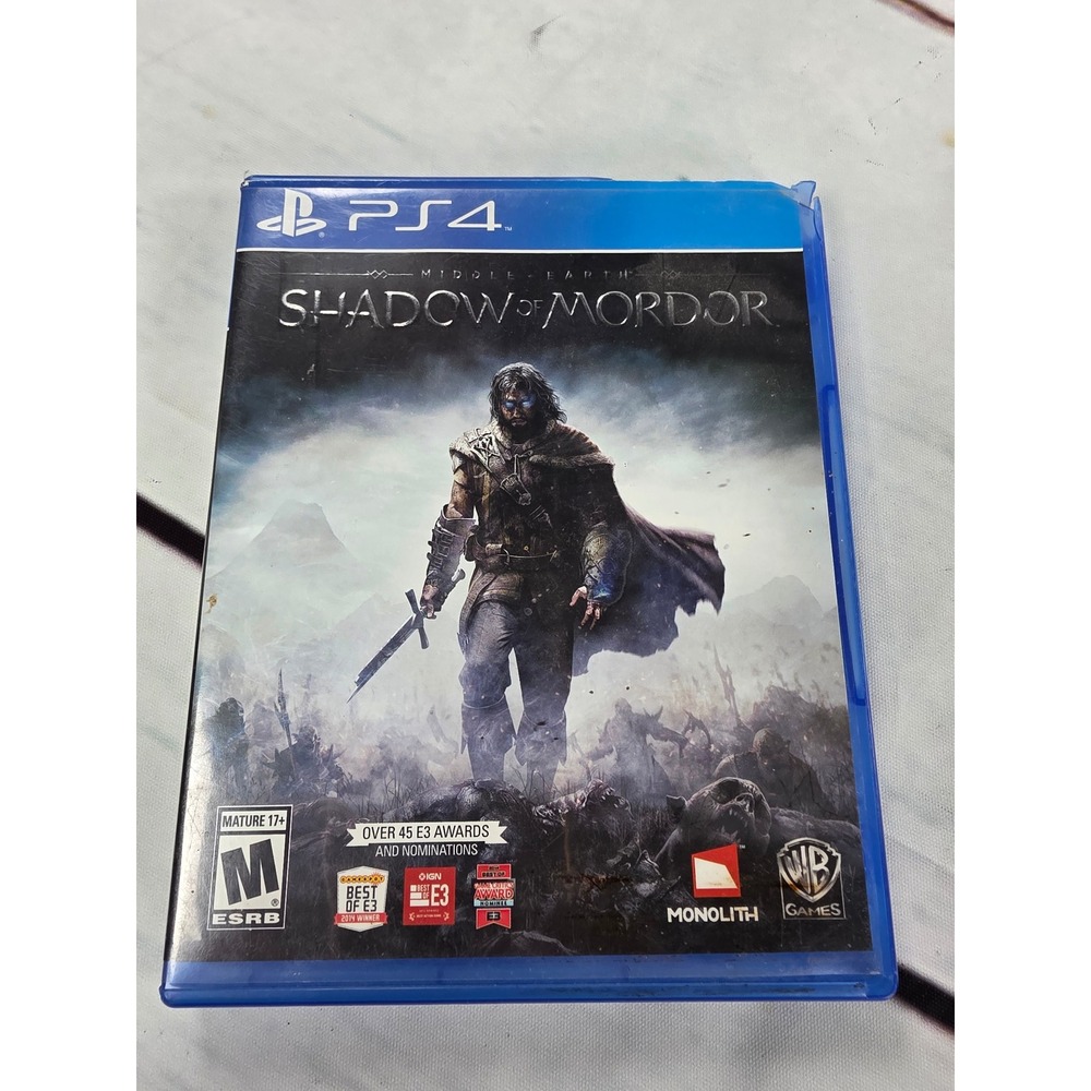 Middle-Earth Shadow of Mordor Sony PlayStation 4 PS4 Game WB Games Monolith